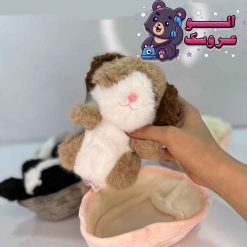 عروسک حیوانات داخل سبد