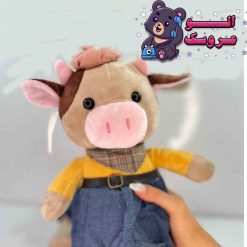 عروسک گاو کلاه دار