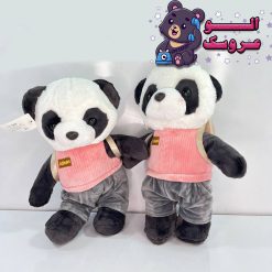 عروسک پاندا لباس بافتنی