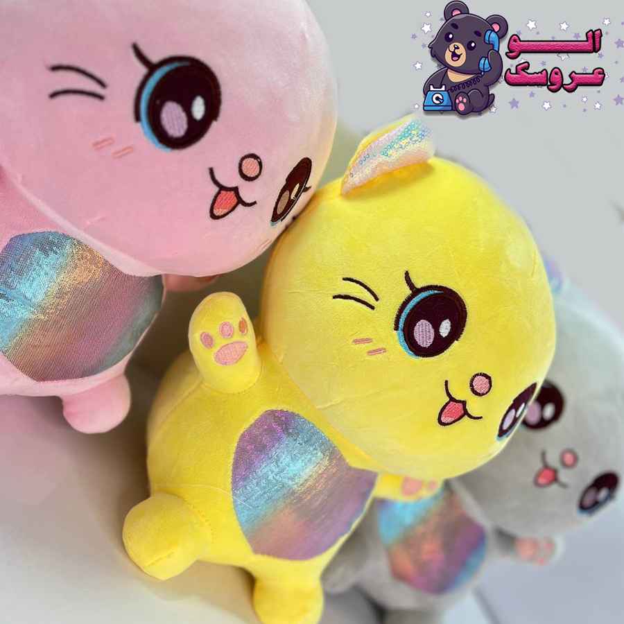 عروسک گربه شکم قلبی
