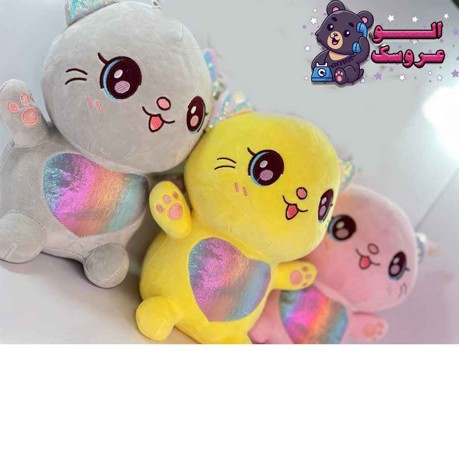 عروسک گربه شکم قلبی
