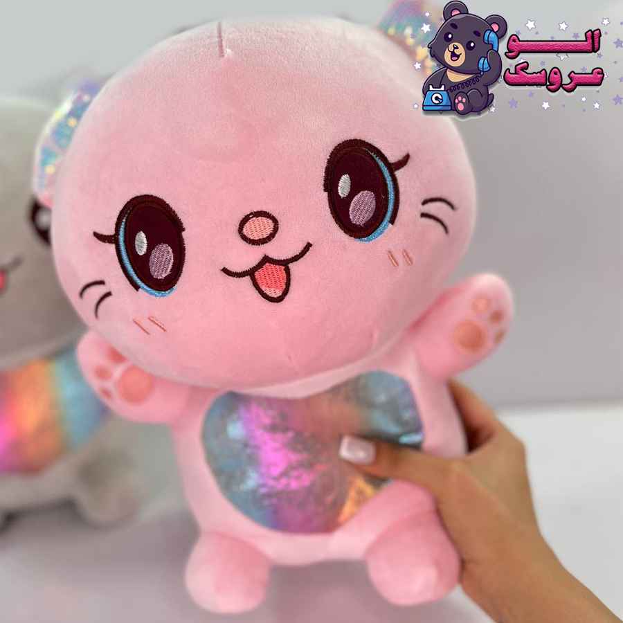 عروسک گربه شکم قلبی