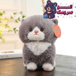 عروسک گربه سینه سفید