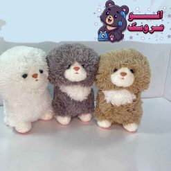 عروسک گربه سینه سفید