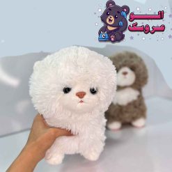 عروسک گربه سینه سفید