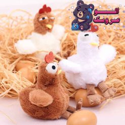 عروسک مرغ و خروس آویز فشاری