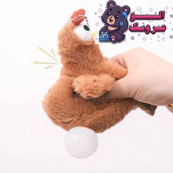 عروسک مرغ و خروس آویز فشاری
