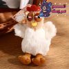 عروسک مرغ و خروس آویز فشاری