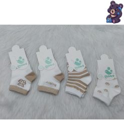 جوراب نوزادی ساقدار طرح دار
