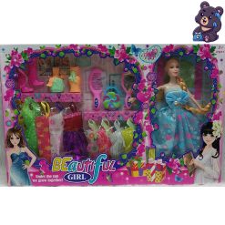 عروسک باربی تک جعبه با وسایل 050