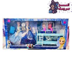 عروسک باربی السا و آنا با تخت 9091