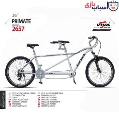 دوچرخه دونفره VIVA مدل PRIMATE سایز 26 کد 2657
