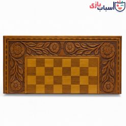 Alternative view of تخته نرد چوب گردو گل و بوته ارومیه عرض 50 و 60 سانت