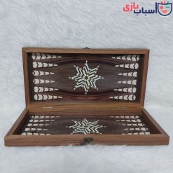 Alternative view of تخته نرد MDF ساده طرح گردویی