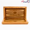تخته نرد چوب گردو لبه کتابی ساده عرض 50 سانت