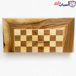 تخته نرد چوب گردو لبه تخت ساده عرض 50 سانت