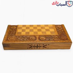تخته نرد چوب گردو گل و بوته ارومیه عرض 50 و 60 سانت
