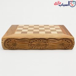 Alternative view of تخته نرد چوب گردو دور برجسته عرض 50 سانت