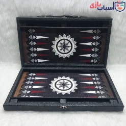 Alternative view of تخته نرد چرمی جامهره دار طرح خورشید