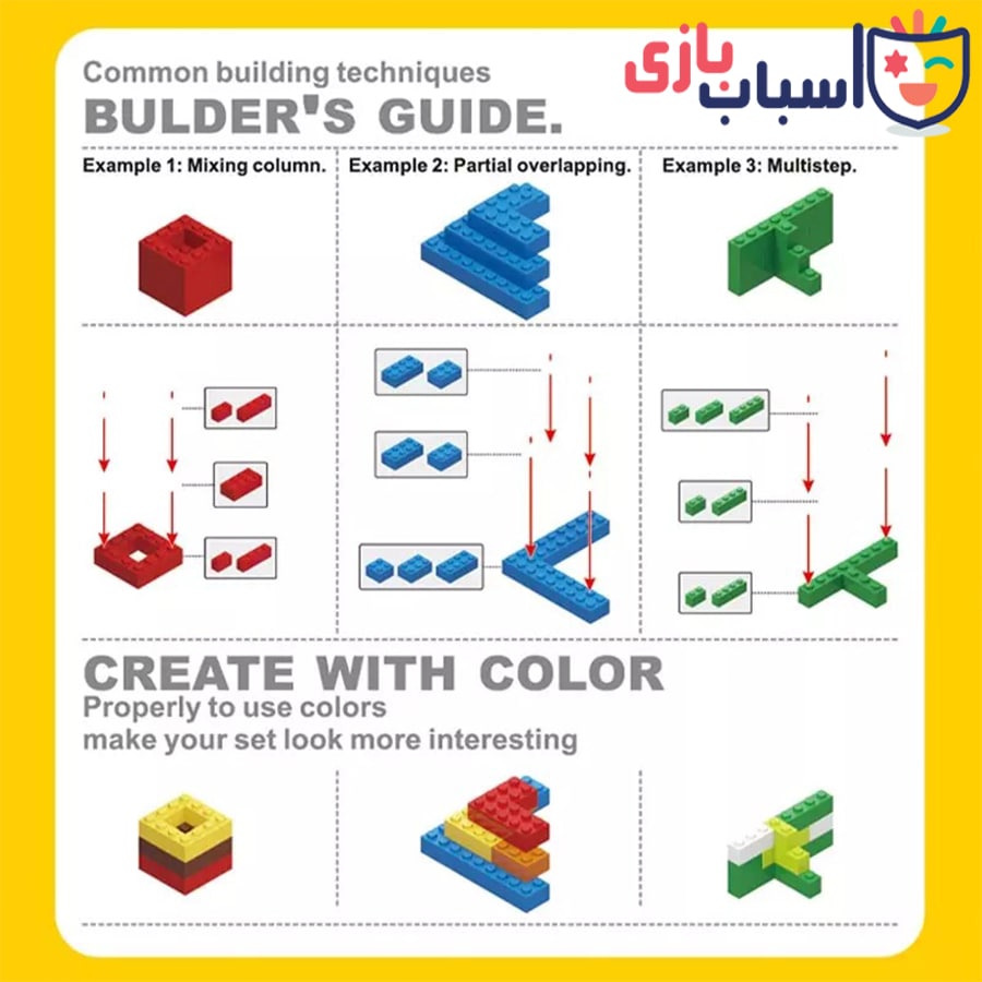 لگوکلاسیک 1000قطعه bricks 1027 - تصویر 6