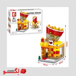 لگو فروشگاه پاپ کورن برند Sembo Block آیتم SD6050
