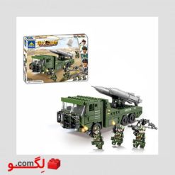 لگو ماشین موشک انداز برند Kazi  آیتم ky84074 (چراغدار)