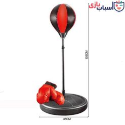 Alternative view of کیسه بوکس ایستاده با دستکش 1_856