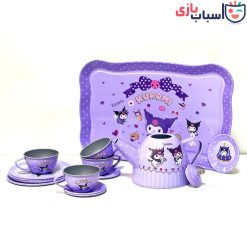 Alternative view of ست چای خوری فلزی کرومی 7675