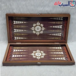 Alternative view of تخته نرد MDF ساده طرح صدف