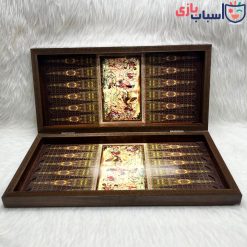 Alternative view of تخته نرد MDF ساده طرح چوگان