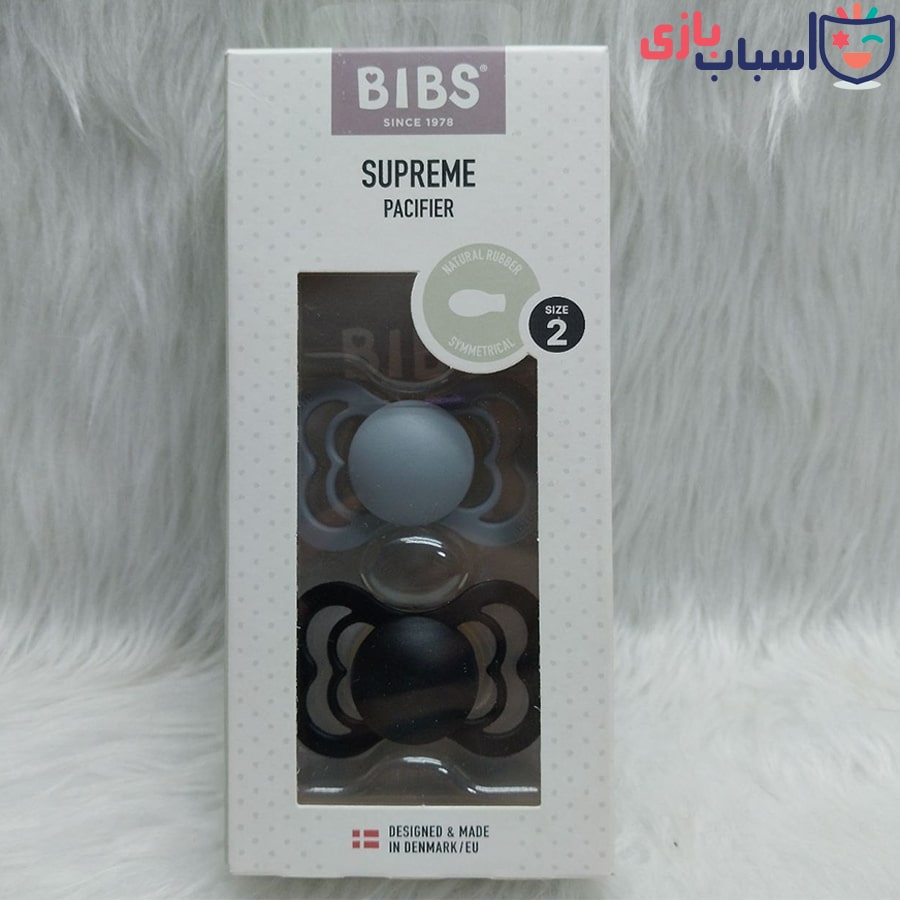 پستانک لاتکس سایز دو بیبس BIBS کد270341 - تصویر 2