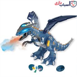 ربات اسباب بازی دایناسور باطری خور دودزا 25_333