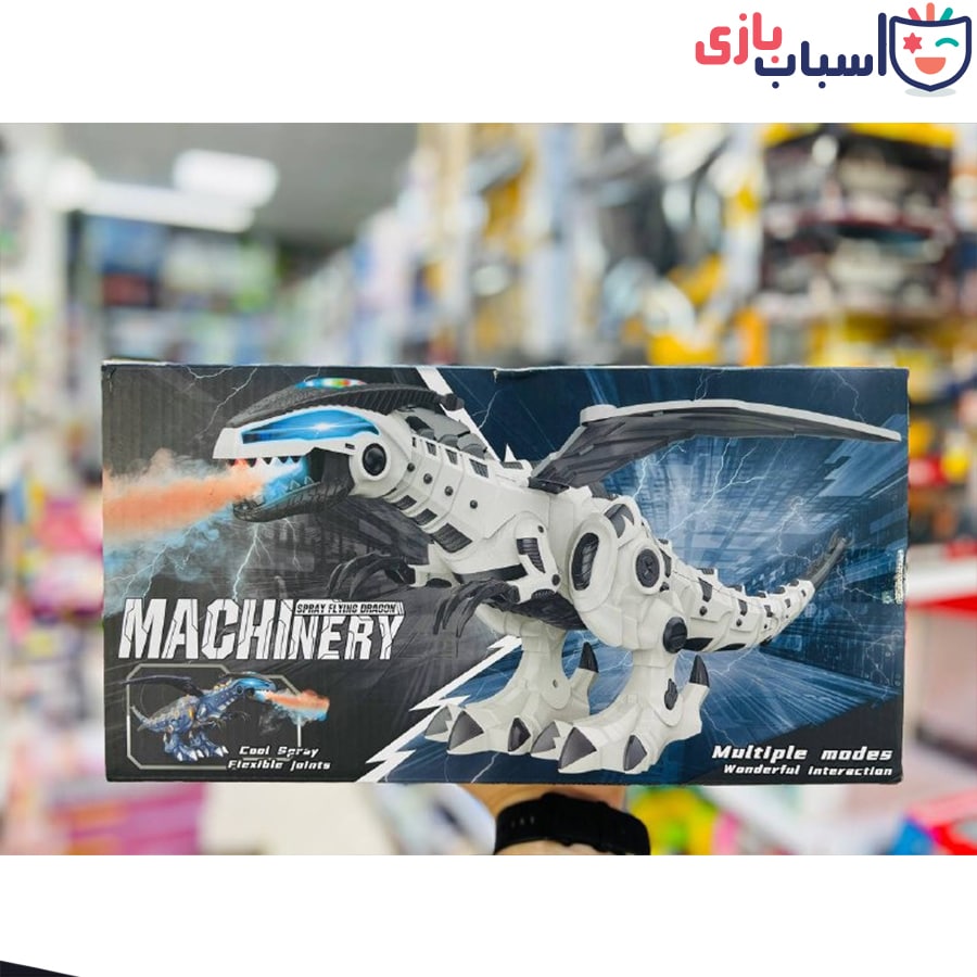 ربات اسباب بازی دایناسور باطری خور دودزا 25_333 - تصویر 8