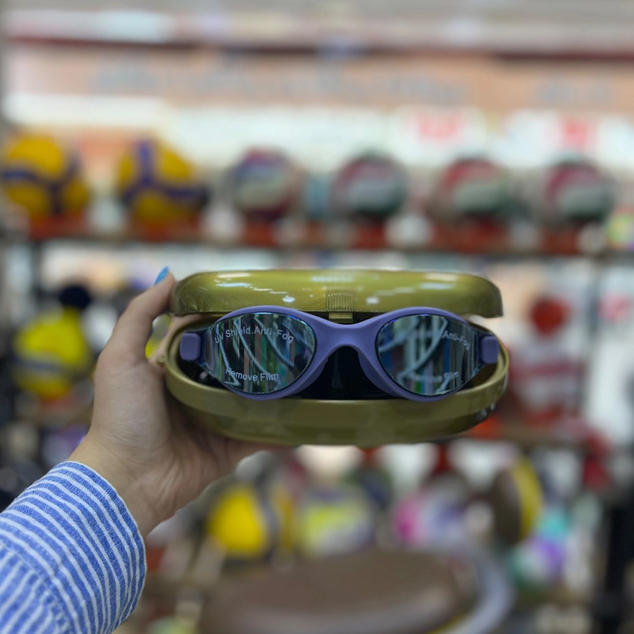 عینک شنا اعلا قاب طلایی SPEEDO کد 1111 - تصویر 4