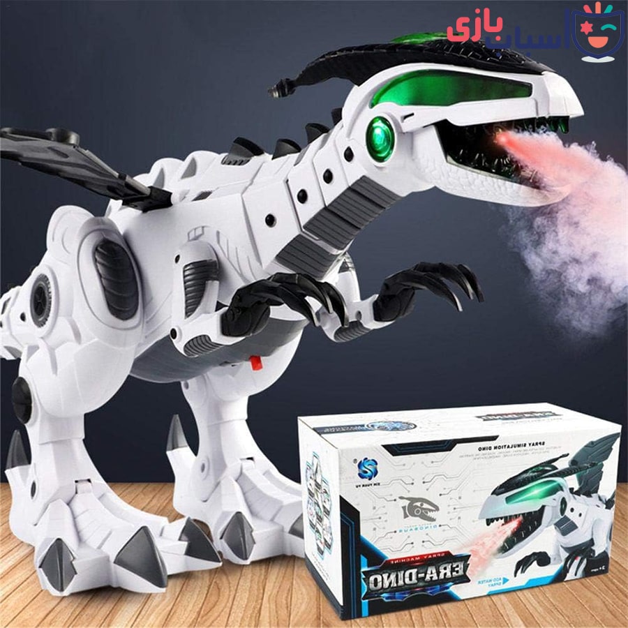 ربات اسباب بازی دایناسور باطری خور دودزا 25_333 - تصویر 5