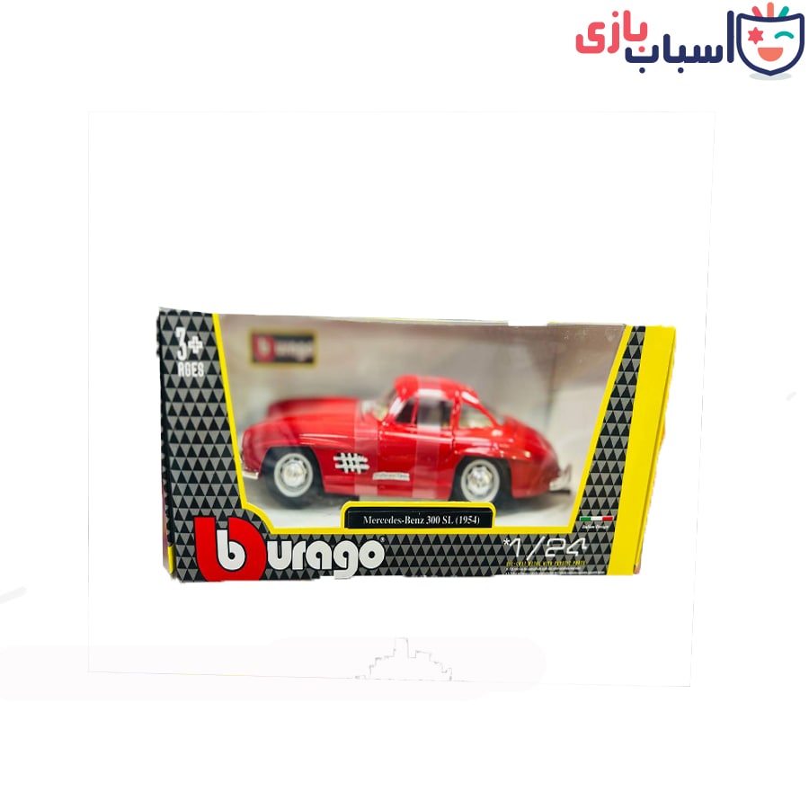 ماشین فلزی بنز بوراگو burago مقیاس1:24 22023_18 - تصویر 4