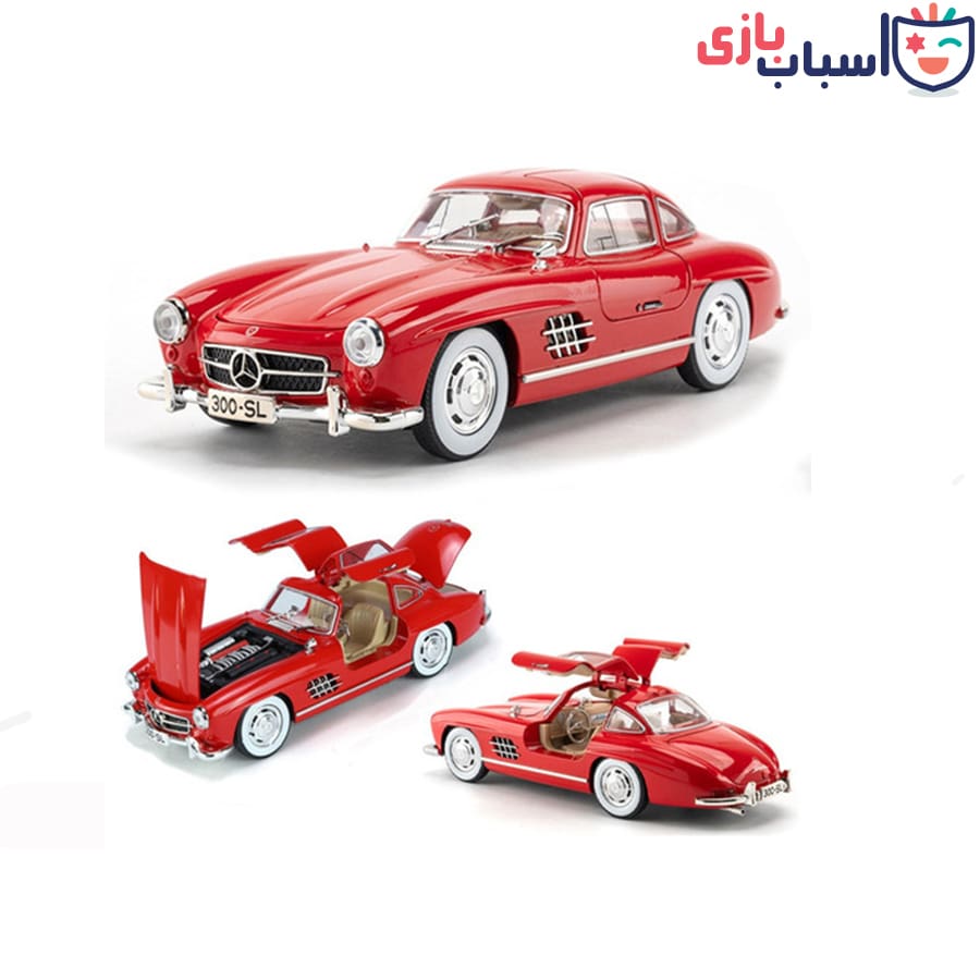 ماشین فلزی بنز بوراگو burago مقیاس1:24 22023_18 - تصویر 3