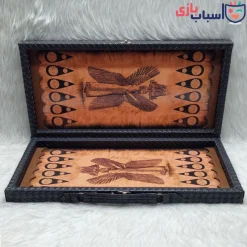 تخته نرد چرمی ساده طرح کوروش